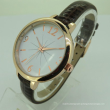 Relógio de pulso de luxo tipo quartzo e material de liga com impermeável